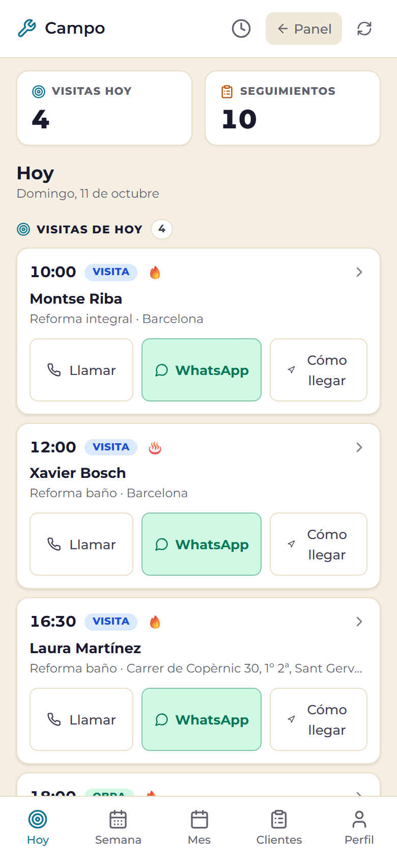 App de campo de ReformaBot